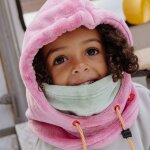 Cagoule polaire warmy candyfloss (2 - 5 ans)