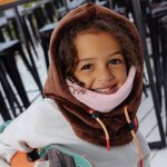 Cagoule polaire warmy chocolate (2 - 5 ans)