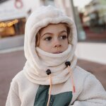 Cagoule polaire warmy cream (2 - 5 ans)