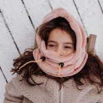 Cagoule polaire warmy pink (2 - 5 ans)