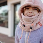 Cagoule polaire warmy pink (9 - 18 mois)