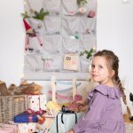 Calendrier de l'avent en coton