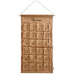 Calendrier de l'avent gaze camel (personnalisable)