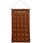 Calendrier de l'avent gaze caramel (personnalisable)