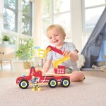 Camion de pompiers son et lumi�re en bois