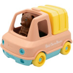 Camion poubelle de petit ours brun p�che