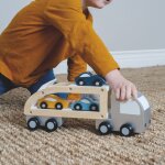 Camion remorque pour voitures en bois