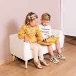 Canap� enfant teddy �cru