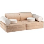 Canapé modulable settee brown sugar velours côtelé Canapé modulable settee brown sugar velours côtelé