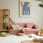 Canap� modulable settee guava pink molletonn�