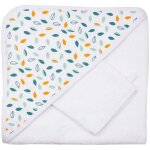 Cape de bain + gant kolala et sa tribu (70 x 70 cm)