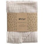 Cape de bain en coton bio crme