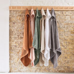 Cape de bain en �ponge ash green vert (75 x 75 cm)