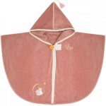 Cape de bain marsala cureuil personnalisable (0 - 5 ans)