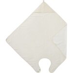 Cape de bain tablier soft bambou mousse de lait (100 x 100 cm)