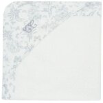 Cape de bain toile de jouy gris