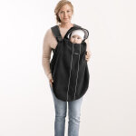 Cape pour porte b�b� noire