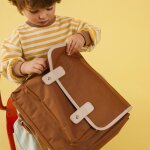 Cartable a4 maternelle marron (33 cm)