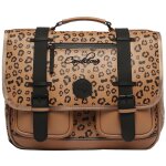 Cartable a4 primaire tan leopard (38 cm)