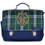 Cartable a4 primaire wolf clan tartan (38 cm)