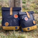 Cartable cp rolltop little gang bleu marine