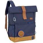 Cartable cp rolltop little gang bleu marine