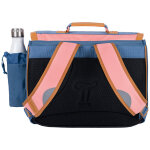 Cartable primaire les fantaisies jane corail et bleu (38 cm)