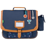 Cartable les fantaisies paco bleu (38 cm)