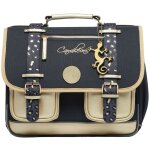 Cartable a4 maternelle navy gold leopard (35 cm)
