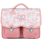 Cartable x tartine et chocolat toile de jouy terracotta (33 cm)