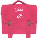 Cartable maternelle 33 cm rose grenadine (personnalisable)