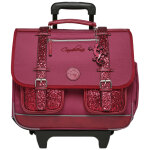 Cartable � roulettes glossy cherry (41 cm)
