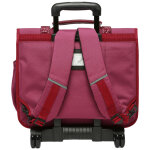 Cartable � roulettes glossy cherry (41 cm)