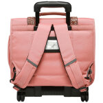 Cartable � roulettes glossy pink (38 cm)