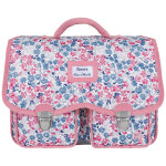 Cartable tann's x tartine et chocolat fleurs (33 cm)