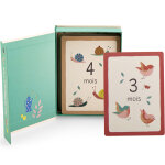 Cartes mes 12 premiers mois pomme des bois