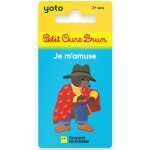 Carte petit ours brun je m'amuse