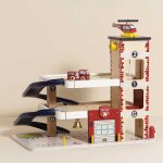 Caserne de pompiers et des secours en bois fsc