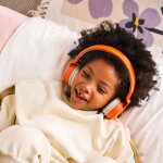 Casque audio sans fil orange