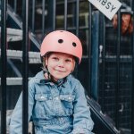Casque peach s (51 - 55 cm)