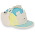 Casquette anti - uv camper fun ourson bleu (6 - 12 mois)