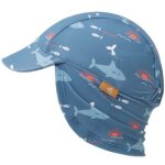 Casquette anti - uv protge nuque shark (6 - 12 mois)