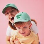 Casquette enfant amour fou denim vert (9 - 24 mois)
