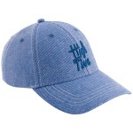 Casquette enfant high five denim bleu (9 - 24 mois)