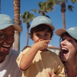 Casquette enfant old school bleu (9 - 24 mois)