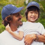 Casquette enfant petit amour bleu (3 - 6 ans)