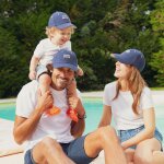 Casquette enfant petit amour bleu (9 - 24 mois)