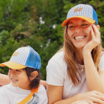 Casquette enfant trucker ray�e art of siesta bleu et orange (3 - 6 ans)