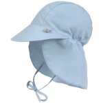 Casquette protge nuque anti - uv bleu ciel (19 - 36 mois)