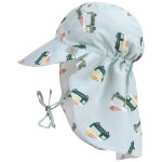 Casquette prot�ge nuque anti - uv camion de glace (1 - 3 ans)